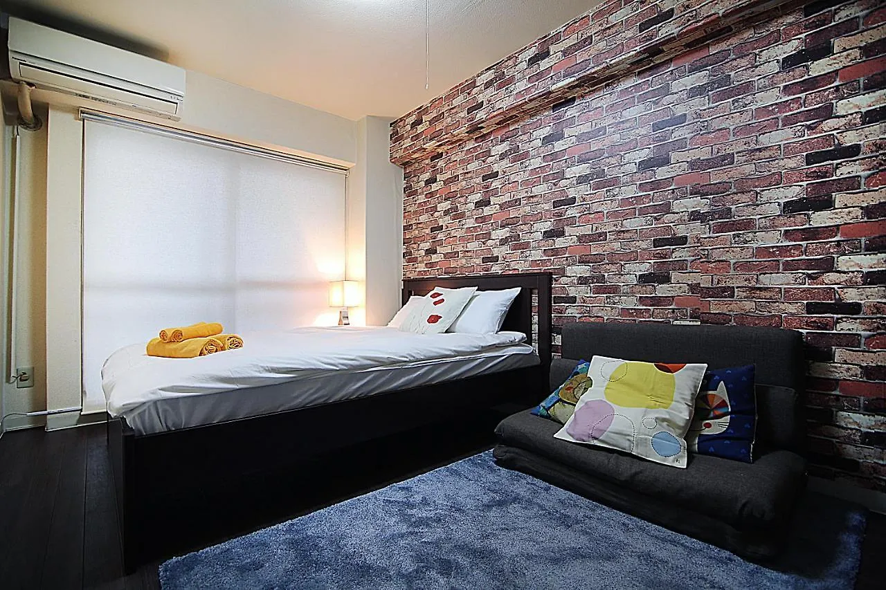 Kb House Shinjuku Double Room Free Poket Wifi! 도쿄